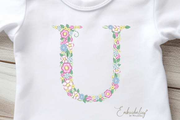 Floral Letter U Machine Embroidery Review