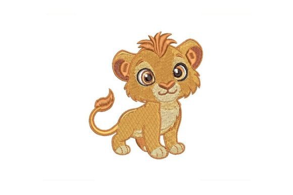 Lion Cub Embroidery Design Review for Craft Fairs