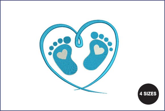 Review: Baby Footprint Embroidery for Business